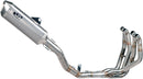 Force Full Exhaust Systems Street Silver For Kawasaki ZX-6 R 600 2009-2016
