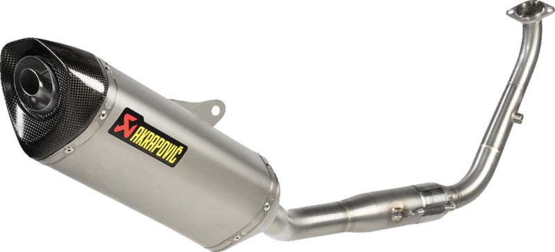 Racing Line Full Exhaust System Stainless Steel & Titanium For Yamaha MT-125 ABS 2021-2023