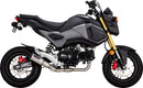 Hi-Output Holligan Exhaust System Brushed For Honda MSX 125 ABS
