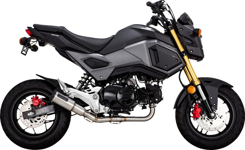Hi-Output Holligan Exhaust System Brushed For Honda MSX 125 ABS