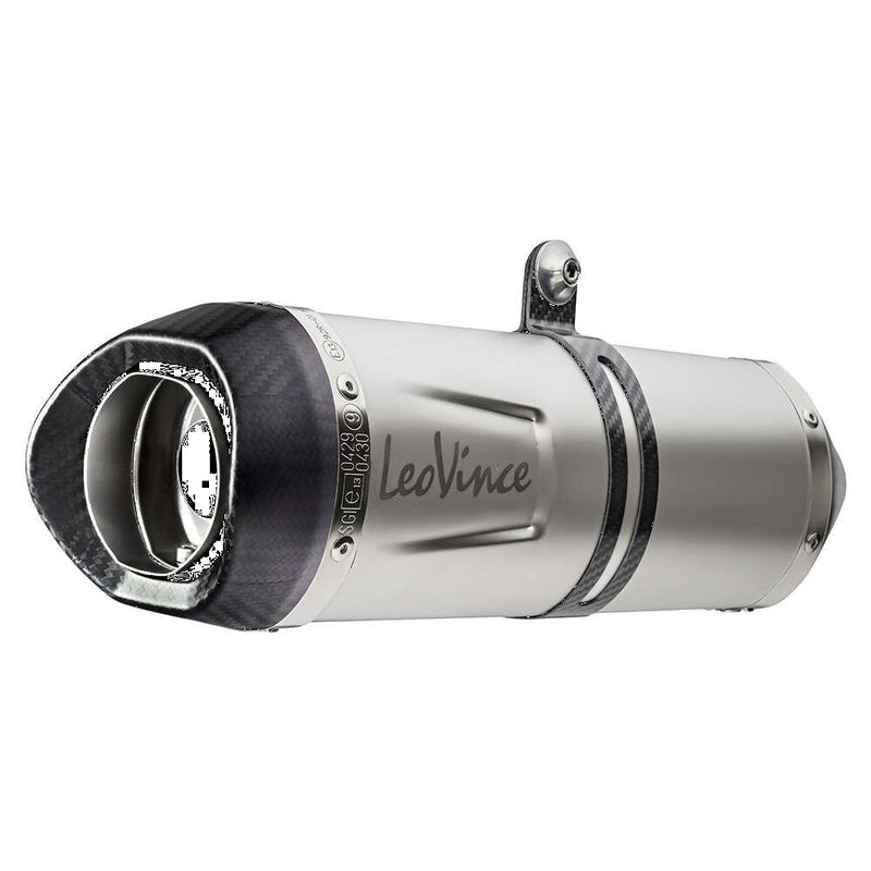 LV One Evo Stainless Steel Full-System Exhaust Matt Black For Kawasaki KLE 650 ABS