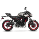LV One Evo Stainless Steel Full-System Exhaust Matt Black For Kawasaki KLE 650 ABS
