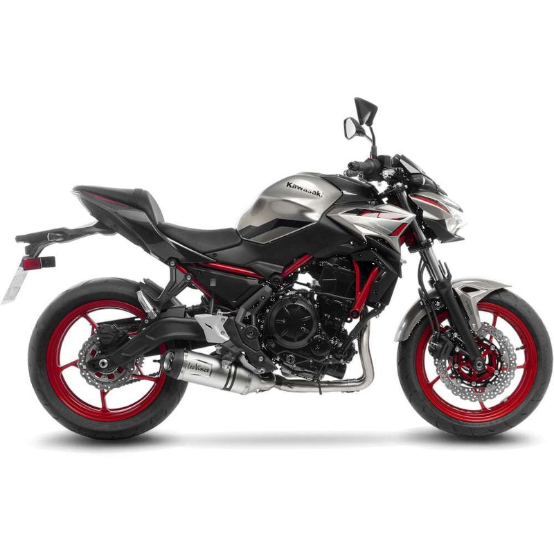 LV One Evo Stainless Steel Full-System Exhaust Matt Black For Kawasaki KLE 650 ABS