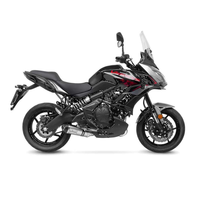LV One Evo Stainless Steel Full-System Exhaust Matt Black For Kawasaki KLE 650 ABS