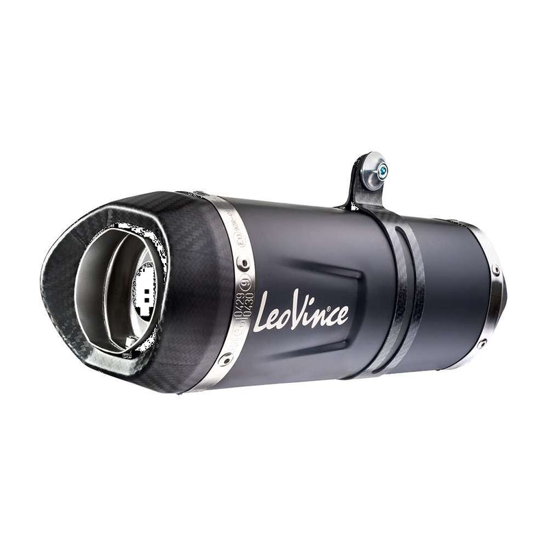 LV One Evo Black Edition Full-System Exhaust Matt Black For Kawasaki KLE 650 ABS