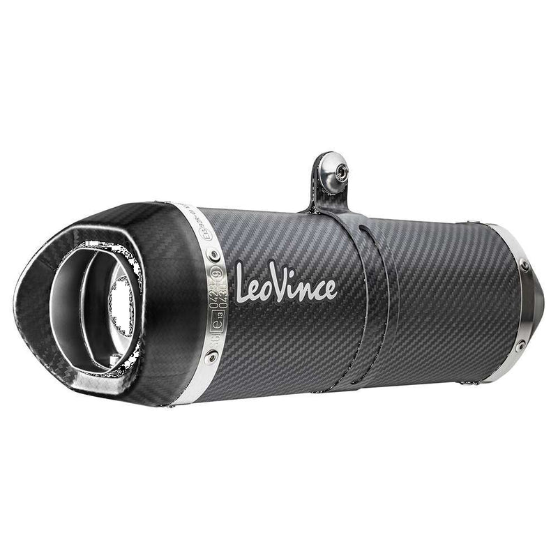 LV One Evo Carbon Full-System Exhaust Matt Black For Kawasaki KLE 650 ABS