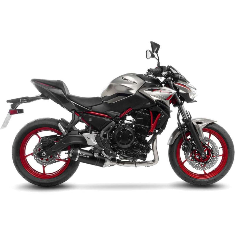 LV One Evo Carbon Full-System Exhaust Matt Black For Kawasaki KLE 650 ABS