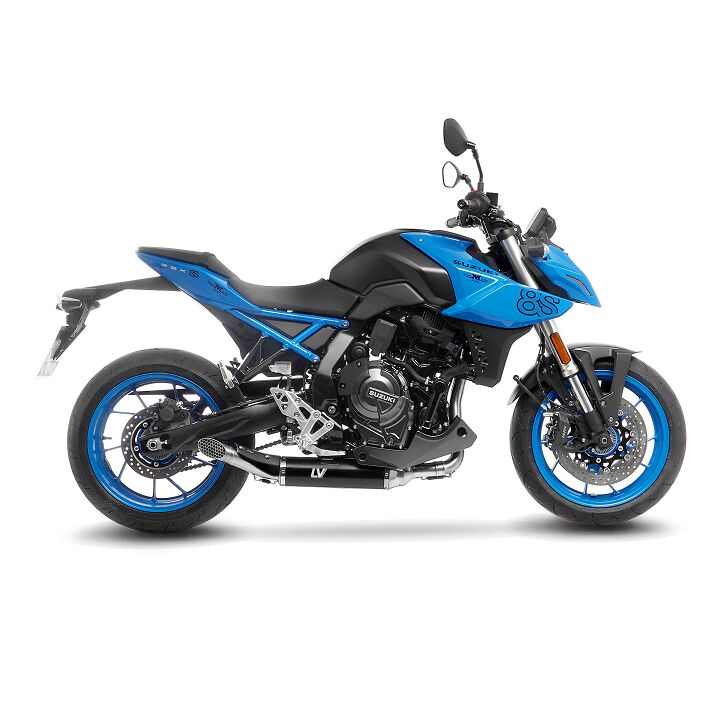 LV Race Full-System Exhaust Black For Suzuki GSX-8S 800 ABS