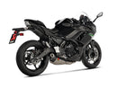 Racing Line Full Exhaust System Street Black For Kawasaki Ninja 650 ABS