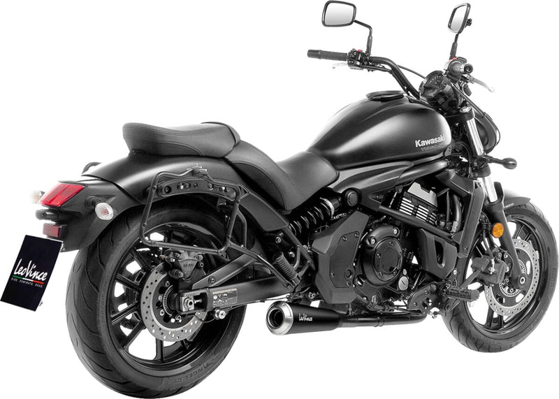 GP One Exhaust System Matt Black For Kawasaki EN 650