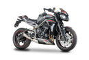 GRID-O Exhaust System For Triumph STREET TRIPLE 765 R ABS 2020-2022