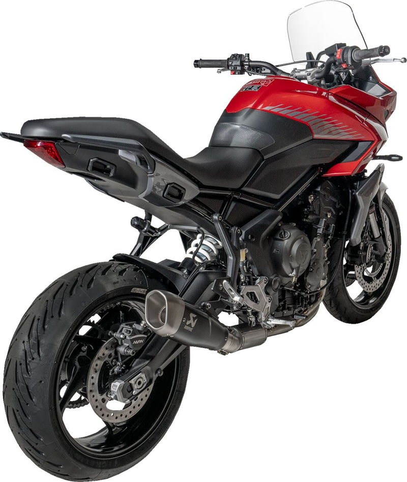Racing Line Exhaust System Black For Triumph Daytona 660 ABS