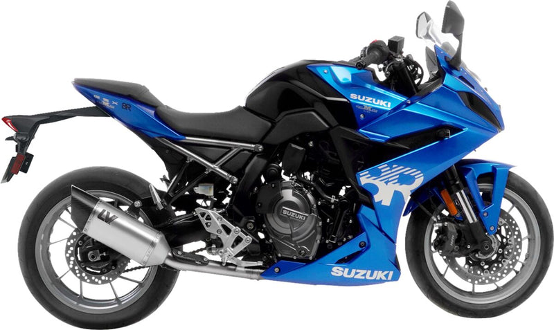 LV-14 R Exhaust System Black For Suzuki GSX-8R 800 ABS