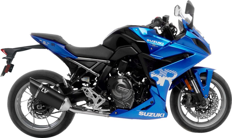 LV-14 R Exhaust System Matt Black For Suzuki GSX-8R 800 ABS