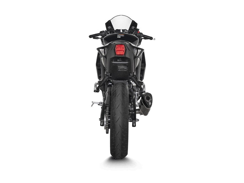 Racing Line Full Exhaust System Street Black For Yamaha MT-03 ABS