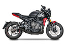 60'S Silencer Full Exhaust System, Collector with pre-silencer BOX in AISI 304 stainless steel Matt Black For Triumph TIGER SPORT 660 ABS 2022-2026