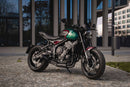60'S Silencer Full Exhaust System, Collector with pre-silencer BOX in AISI 304 stainless steel Matt Black For Triumph TIGER SPORT 660 ABS 2022-2026