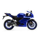 LV One Evo Black Edition Full-System Exhaust Ceramic Black For Yamaha MT-125 ABS 2021-2025