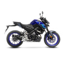LV One Evo Black Edition Full-System Exhaust Ceramic Black For Yamaha MT-125 ABS 2021-2025