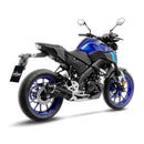 LV One Evo Black Edition Full-System Exhaust Ceramic Black For Yamaha MT-125 ABS 2021-2025