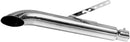 Turnout Style Muffler Chrome - 44.5 MM