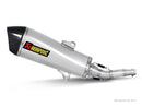 Slip-On Line Muffler Stainless Steel Carbon End Cap For MBK EvoLIS 400 ABS 2014-2016