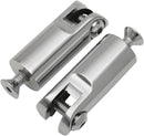 Front Footpeg Mounts Chrome - 3/8-16