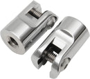 Footpeg Mounts Silver For Harley Davidson FXST 1340 - 1/2-13