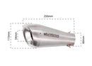 60'S Slip-On Muffler Stainless Steel - 255 MM