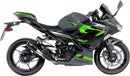 Corsa Slip-On Muffler Matt Black For Kawasaki EX 400 2018-2022