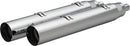 4-1/2" War Hammer Mufflers Chrome For Indian CHALLENGER 108 ABS 2020-2024 - 11.5 CM