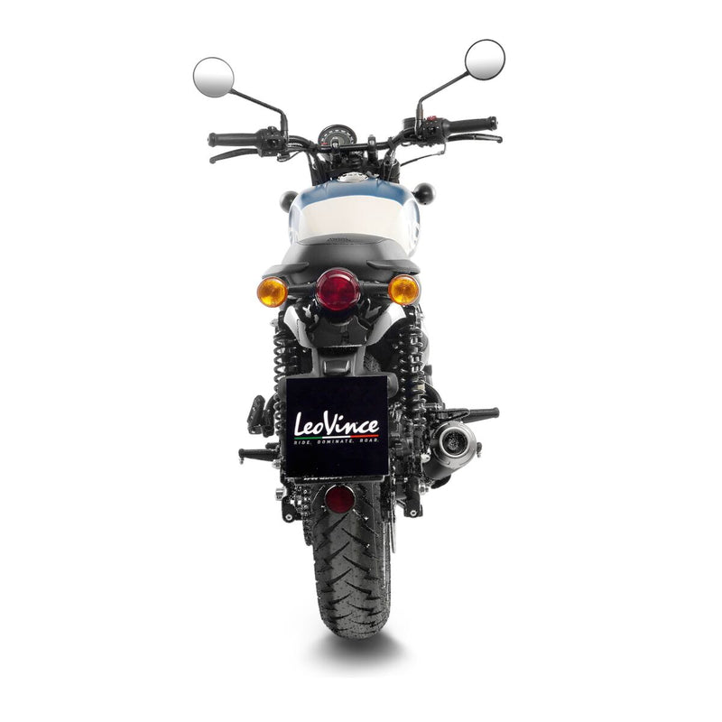 GP One Slip-On Muffler Matt Black For Royal Enfield HNTR 350 ABS
