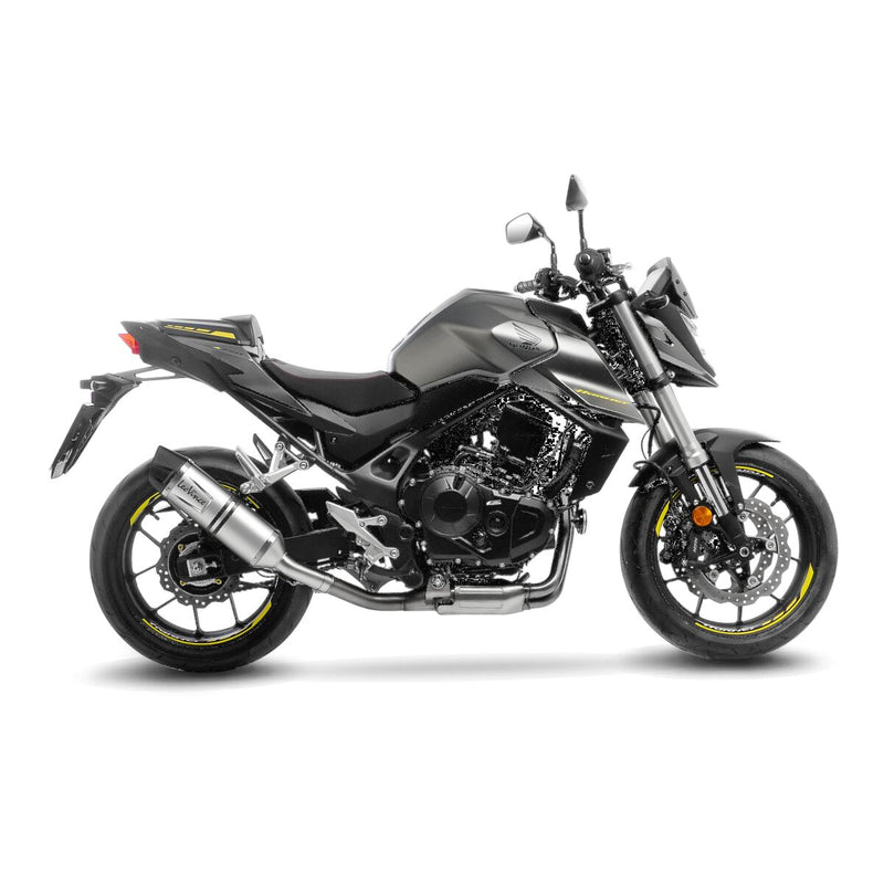 LV One Evo Stainless Steel Slip-On Muffler Black For Honda CB 750 ABS