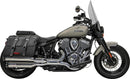 4" Slip-On Mufflers Chrome For Indian CHIEF 111 ABS 2022-2026