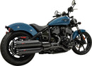 4" Slip-On Mufflers Black For Indian CHIEF 111 ABS 2022-2026