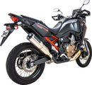 Adventure Hi-Output 450 Slip-On Muffler Brushed For Honda CRF 1100 L ABS - 11.5 CM