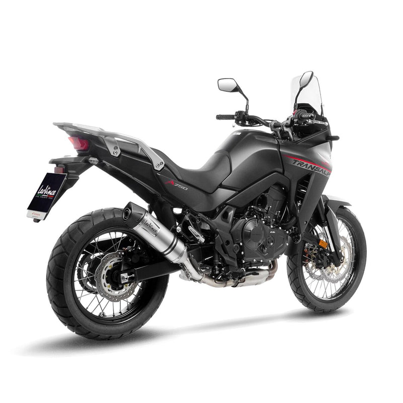 LV One Evo Stainless Steel Slip-On Muffler Black For Honda XL 750 ABS