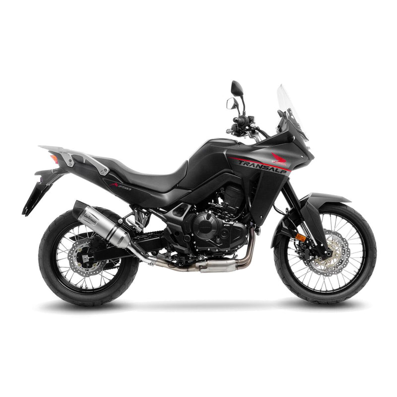 LV One Evo Stainless Steel Slip-On Muffler Black For Honda XL 750 ABS