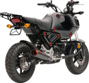 Red Tip Slip-On Muffler Powder-Coated For Honda MSX 125 ABS