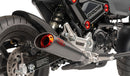 Red Tip Slip-On Muffler Powder-Coated For Honda MSX 125 ABS