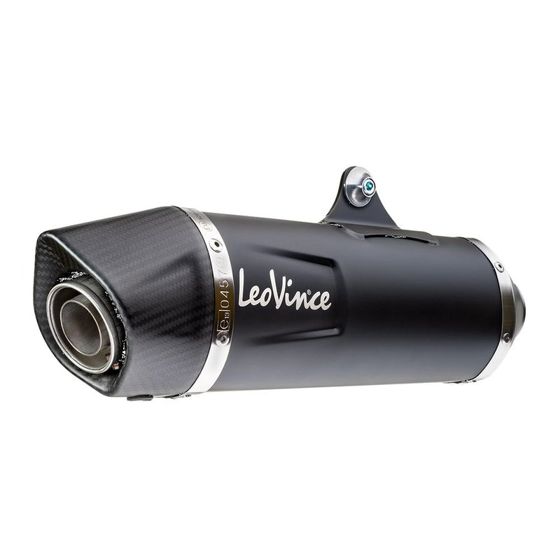 Nero Slip-On Muffler - Stainless Steel Matt Black For Honda ADV 350 ABS
