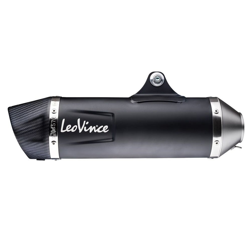 Nero Slip-On Muffler - Stainless Steel Matt Black For Honda ADV 350 ABS