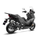 Nero Slip-On Muffler - Stainless Steel Matt Black For Honda ADV 350 ABS