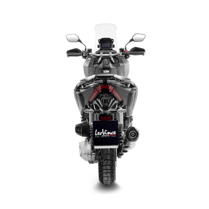 LV One Evo Stainless Steel Slip-On Muffler Titanium Look For Honda ADV 350 ABS