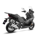 LV One Evo Stainless Steel Slip-On Muffler Titanium Look For Honda ADV 350 ABS