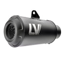 LV-10 Full Black Slip-On Muffler Matt Black For Benelli Leoncino 800 ABS