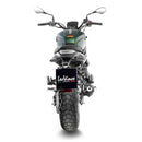 LV-10 Full Black Slip-On Muffler Matt Black For Benelli Leoncino 800 ABS