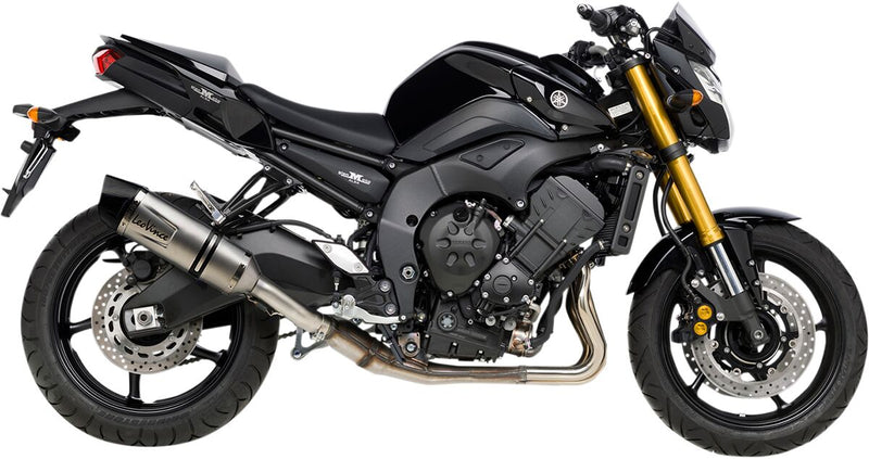 LV One Evo Stainless Steel Slip-On Muffler Titanium Look For Yamaha FZ8 S
