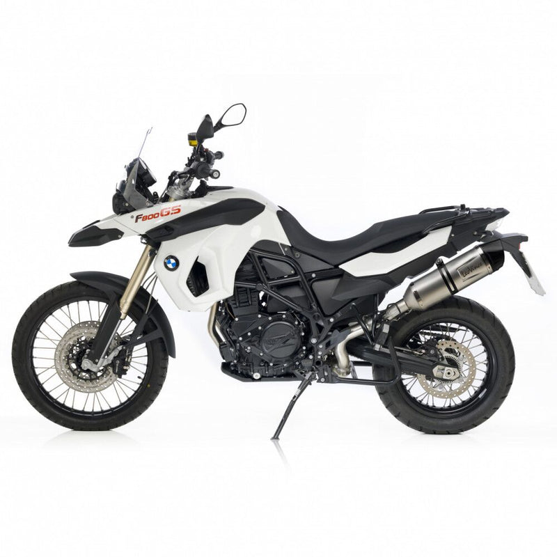 LV One Evo Stainless Steel Slip-On Muffler Black For BMW F 650 GS