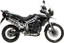 LV One Evo Stainless Steel Slip-On Muffler Titanium Look For Triumph Tiger 800 XC